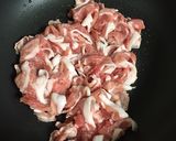 豚肉とピーマン、満願寺唐辛子のきんぴら作り方2写真