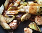 鶏肉と茄子の味噌炒め作り方7写真