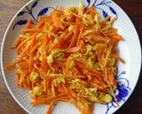 昆布茶だけで　にんじんしりしり・・作り方6写真