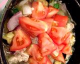 STAUB ☆夏野菜と鶏肉のリゾット作り方4写真