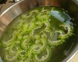 簡単!ゴーヤとトマトのサラダ作り方2写真