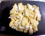 ナスと油揚げのみそ汁作り方1写真