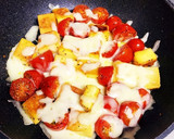 簡単♪はんぺんとミニトマトのチーズ焼き❤作り方5写真