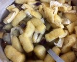 ナスと油揚げのみそ汁作り方3写真