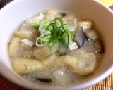 ナスと油揚げのみそ汁作り方5写真