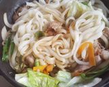 シンプルな焼きうどん作り方7写真