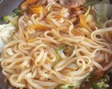 シンプルな焼きうどん作り方8写真