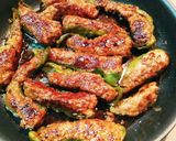 甘辛だれで☆万願寺とうがらしの肉詰め作り方12写真