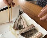 丸ごと☆秋刀魚ときのこの炊き込みご飯作り方7写真