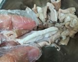 あっさりで臭くない♡豚モツの簡単下処理作り方5写真