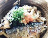 丸ごと☆秋刀魚ときのこの炊き込みご飯作り方12写真