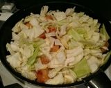 簡単！ホルモンキャベツの辛味噌炒め♡作り方4写真