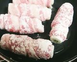 チーズたっぷり♪オクラとちくわの肉巻き作り方5写真