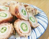 チーズたっぷり♪オクラとちくわの肉巻き作り方9写真