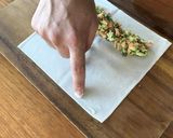 サクっと☆アボカド＋鮭のおつまみ春巻き♪作り方5写真
