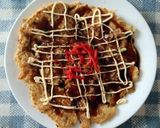 簡単リメイク♪ポテトサラダでお好み焼き作り方5写真