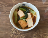 料亭風小松菜と厚揚げの煮浸し作り方7写真