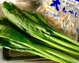 もやしと小松菜の胡麻酢和え作り方1写真