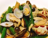 あさりとしめじとインゲンの手抜き煮物作り方3写真