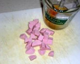ソーセージ＆卵のそぼろおにぎり作り方1写真