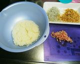 ★ダシが香る焼おにぎり★魚と肉の融合～❗作り方2写真