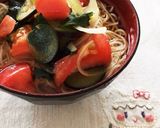夏ランチに♬夏野菜in冷やしそうめん椀作り方4写真