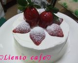 ♡簡単デコレーションケーキの技♡作り方1写真