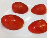 ♪簡単　ミニトマトで可愛いハートのサラダ作り方3写真