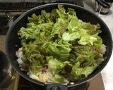休日ランチ☆スパムとレタスのチャーハン作り方6写真