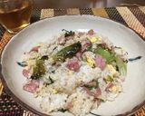 休日ランチ☆スパムとレタスのチャーハン作り方7写真