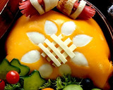 【簡単】キャラ弁 ひまわり 薄焼き卵①作り方15写真