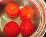 とんかつ肉のバジルトマト煮込み作り方2写真