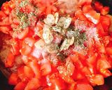 とんかつ肉のバジルトマト煮込み作り方11写真