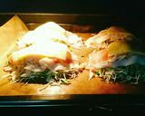チーズとろ～り♡豚肉キャベツのはさみ焼き作り方7写真