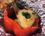 キャンプ飯☆パプリカのチーズカレー詰め♪作り方6写真