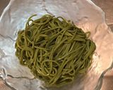 【夏の定番】◎とろろでさっぱり茶そば◎作り方12写真
