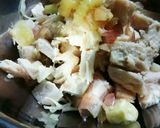 サラダチキン茗荷和え作り方3写真