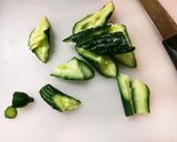 簡単☆箸休め！キュウリのピリ辛即席漬け作り方1写真