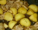 癖になる❣❣じゃが芋と豚バラ肉の旨煮～♪作り方6写真