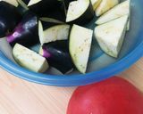 茄子とトマトのマリネサラダ作り方1写真