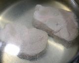 簡単！厚切りとんかつ(ボイル＆フライ)作り方1写真