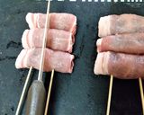 お弁当にも★かわいい【クルクル磯辺豚串】作り方3写真