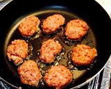 ミニハンバーグと茄子のカレー煮込み作り方3写真