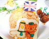 ぽすくま♡はじめてダック✱キャラ弁作り方2写真