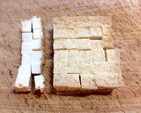 【 厚揚げとしらすのあっさり炒飯 】作り方1写真