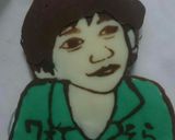 お誕生日に♪似顔絵チョコプレート。作り方5写真
