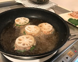 レンコンと梅エビのはさみ揚げ作り方7写真