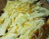 そうめんカボチャとハムの炒め物作り方1写真
