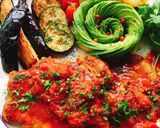 骨付き鶏もも肉のトマト煮込みチーズ添え作り方12写真