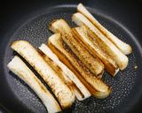 パン耳リメイク！パン耳の肉マキマキ作り方1写真